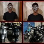 Resmob Polda Bali mengamankan dua pelaku perampasan Vespa berkedok debt collector.