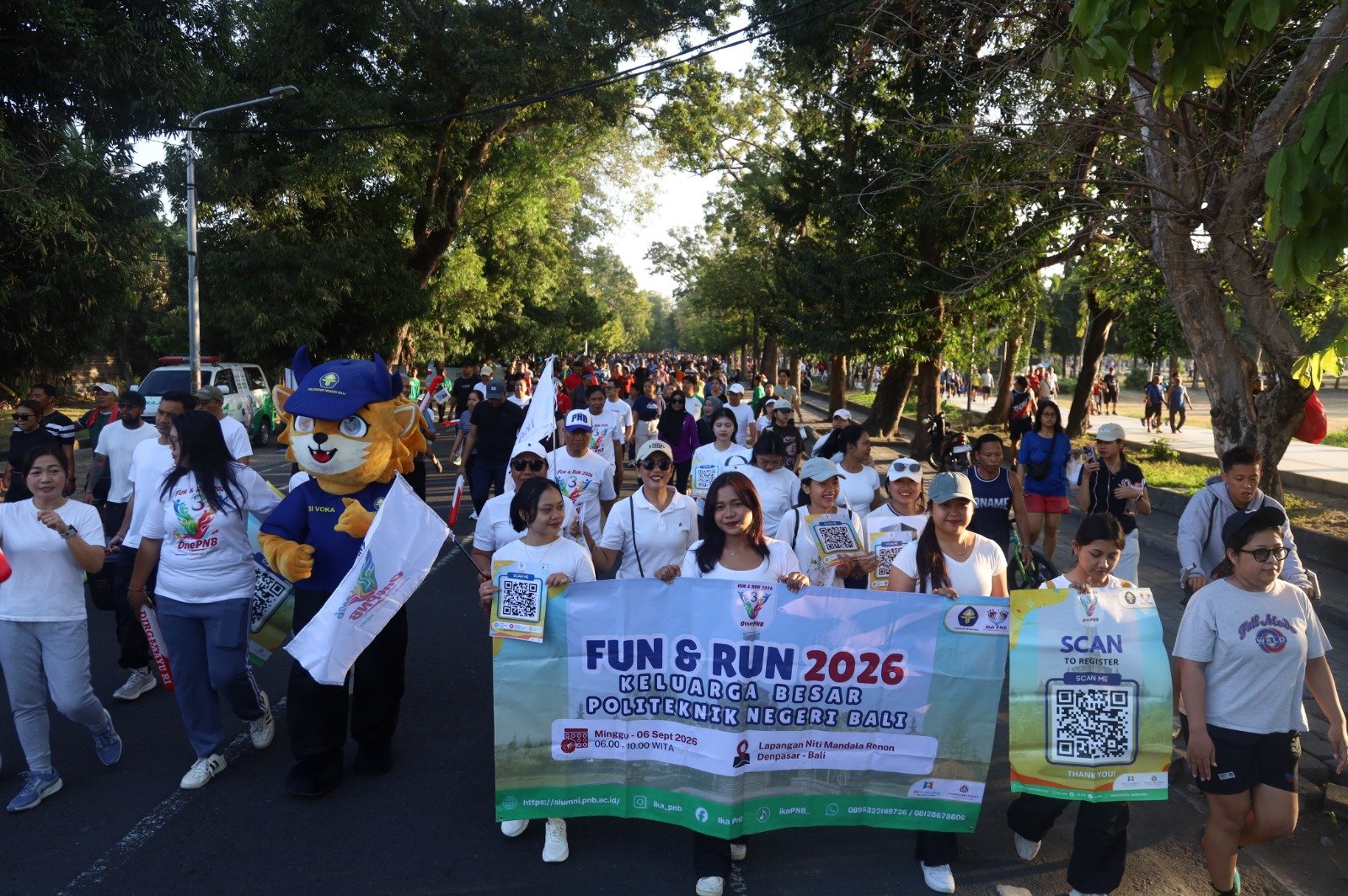 Fun & Run OnePNB 2026 di Renon Denpasar
