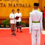 Pengukuhan Paskibraka Badung 2026 di Puspem Badung