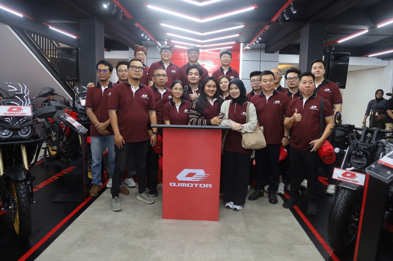 Dealer QJMOTOR Bali resmi dibuka di Denpasar dengan layanan 3S.