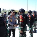 Wakapolda Bali menghadiri pemberangkatan Satgas Yonif 900/SBW ke Papua