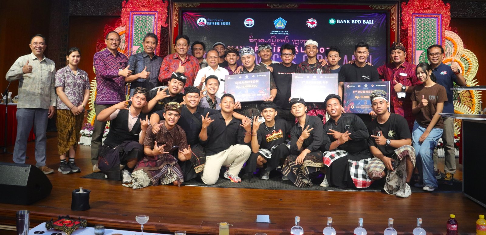 Gubernur Wayan Koster pada Kompetisi Mixology & Flair Bartender Bali