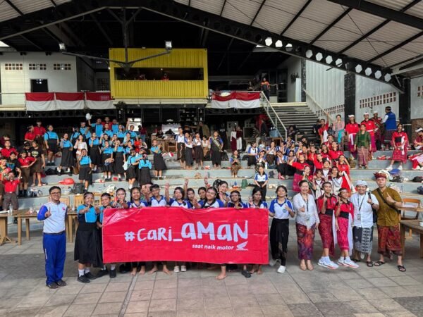 Astra Motor Bali edukasi safety riding pelajar SMP Badung