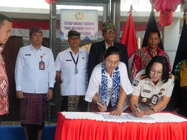 Rasniathi Adi Arnawa saat peluncuran SIGAP EMAS di Lapas Kerobokan