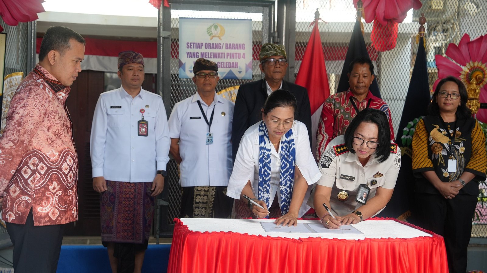 Rasniathi Adi Arnawa saat peluncuran SIGAP EMAS di Lapas Kerobokan