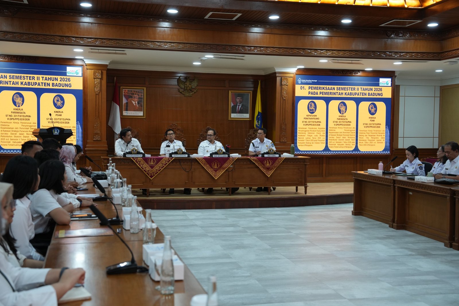 Tim BPK RI Bali mengikuti pemeriksaan kepatuhan Pemkab Badung.