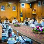 Bupati Badung I Wayan Adi Arnawa membahas rencana terowongan bawah tanah Gatsu Barat-Canggu.