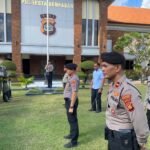 Latihan Dalmas Polresta Denpasar