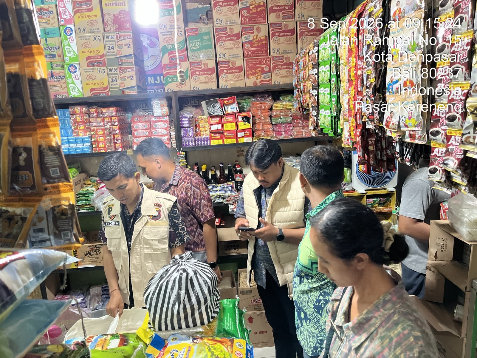 DenpasarSatgas Pangan Polda Bali mengecek harga beras
