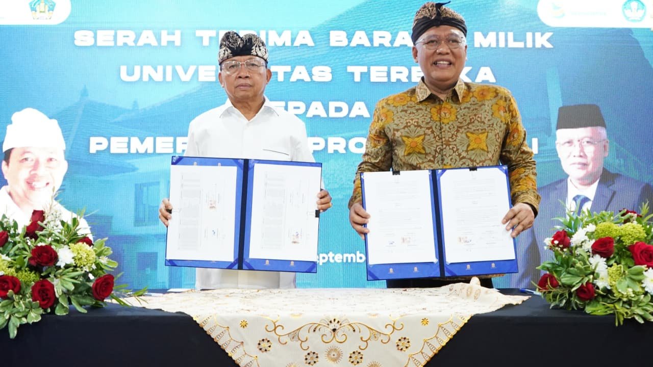 UT Denpasar Hibahkan Aset kepada Pemprov Bali