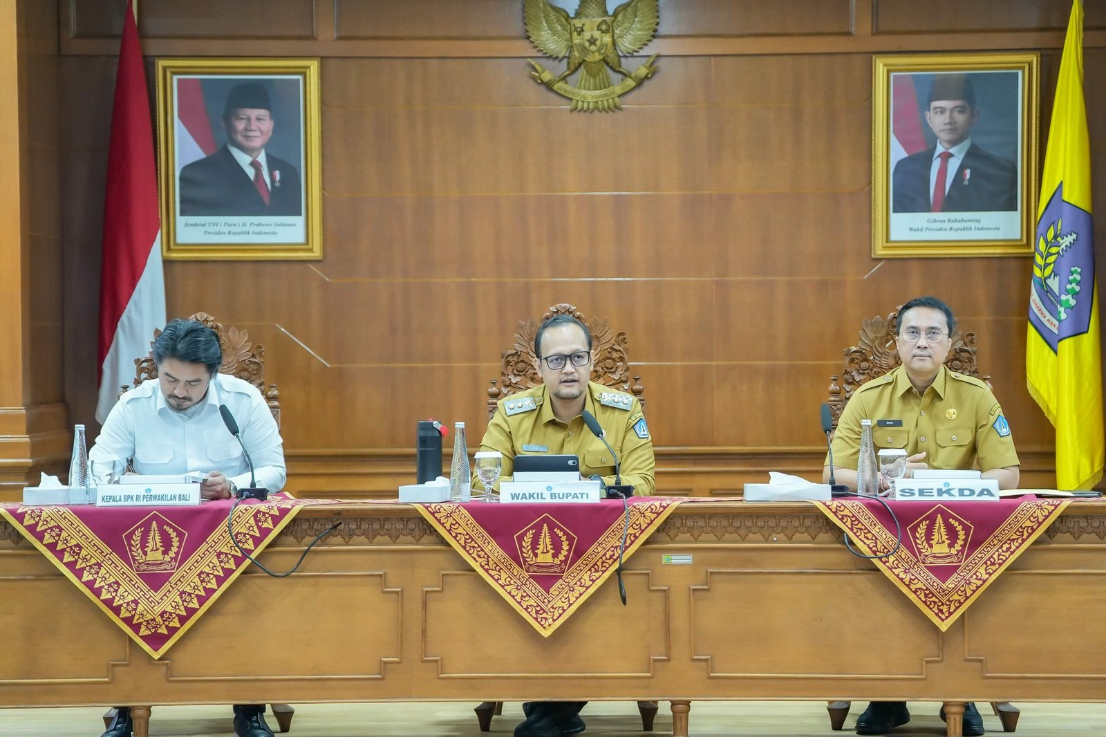 Bagus Alit Sucipta menerima exit meeting BPK RI di Badung