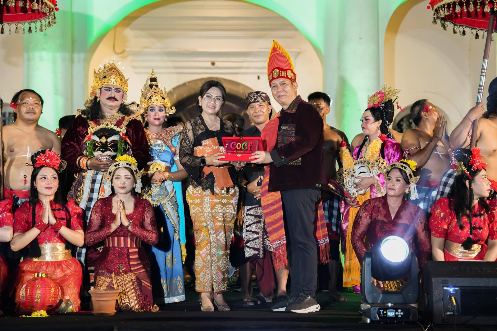 Rasniathi Adi Arnawa menghadiri Colours of Cultures Festival ke-10 di Kota Tua Jakarta.