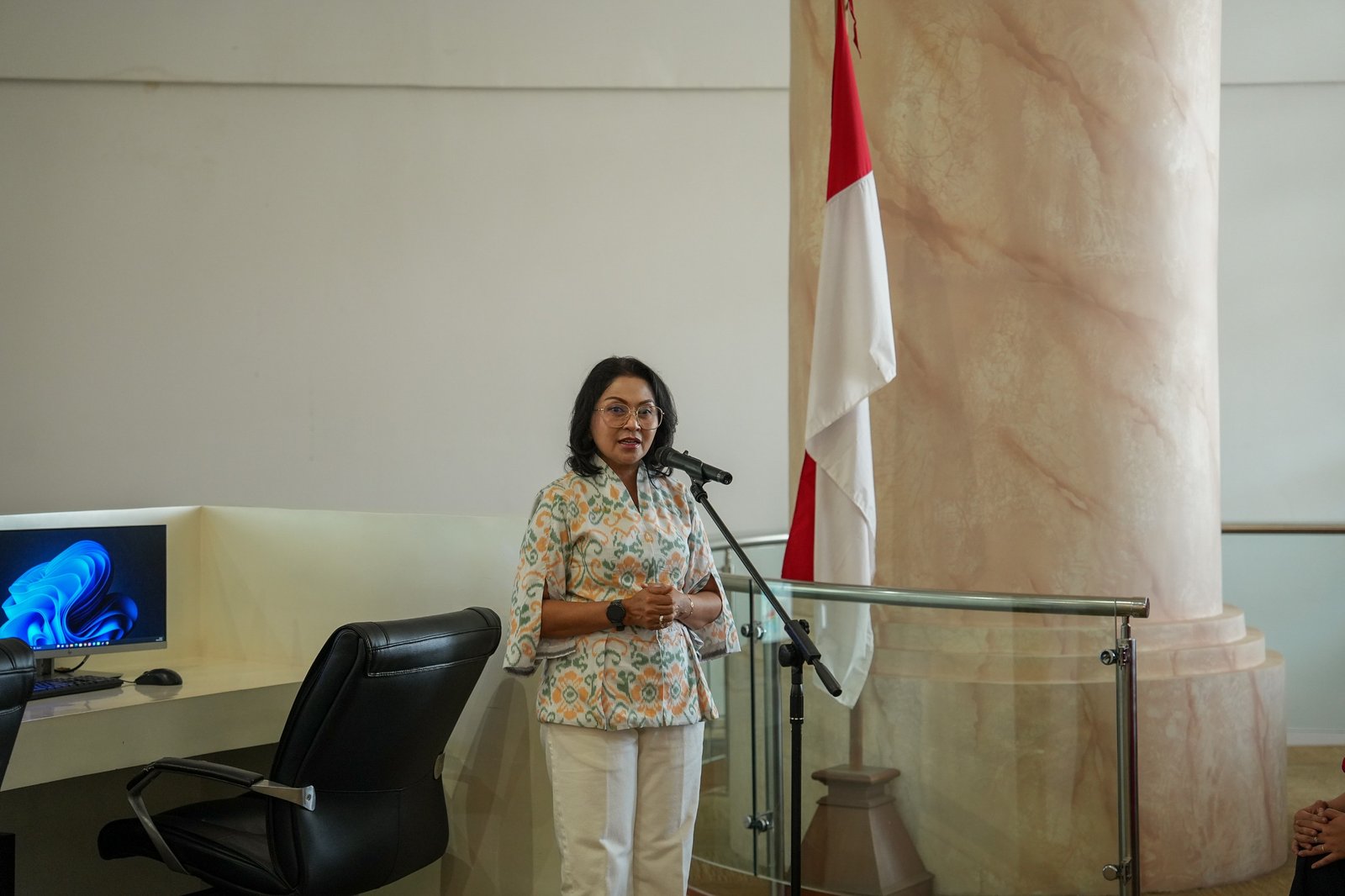 Rasniathi Adi Arnawa membuka pelatihan petugas Badung Command Center