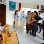 Rasniathi Adi Arnawa saat sosialisasi P4GN di SMP Negeri 5 Abiansemal