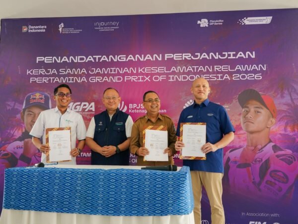 Volunteer Pertamina Grand Prix of Indonesia 2026 mendapat perlindungan JKK dan JKM
