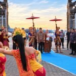 Kapolda Bali Pasma Royce disambut Tari Pendet di Lanud I Gusti Ngurah Rai